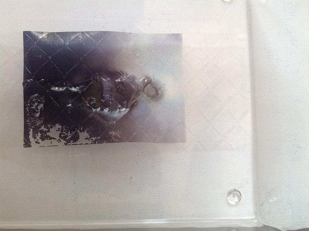Gelatin print