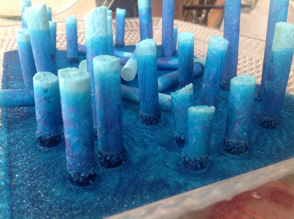 absorption of copper sulphate on chalks