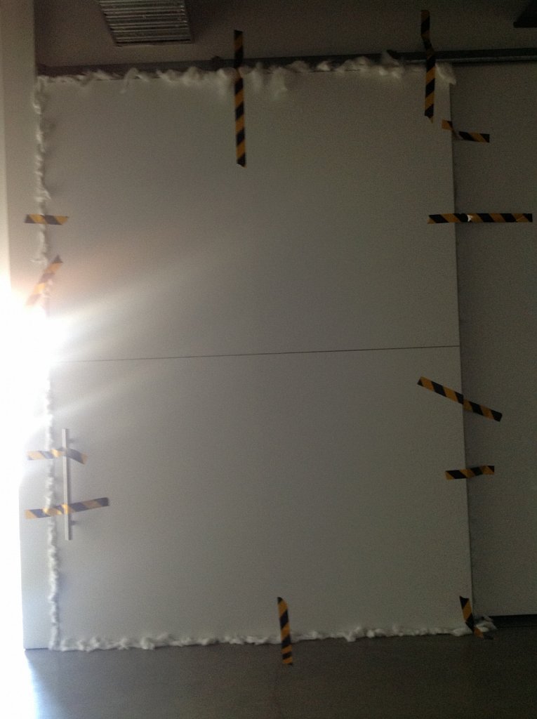 sealing of external vitrine