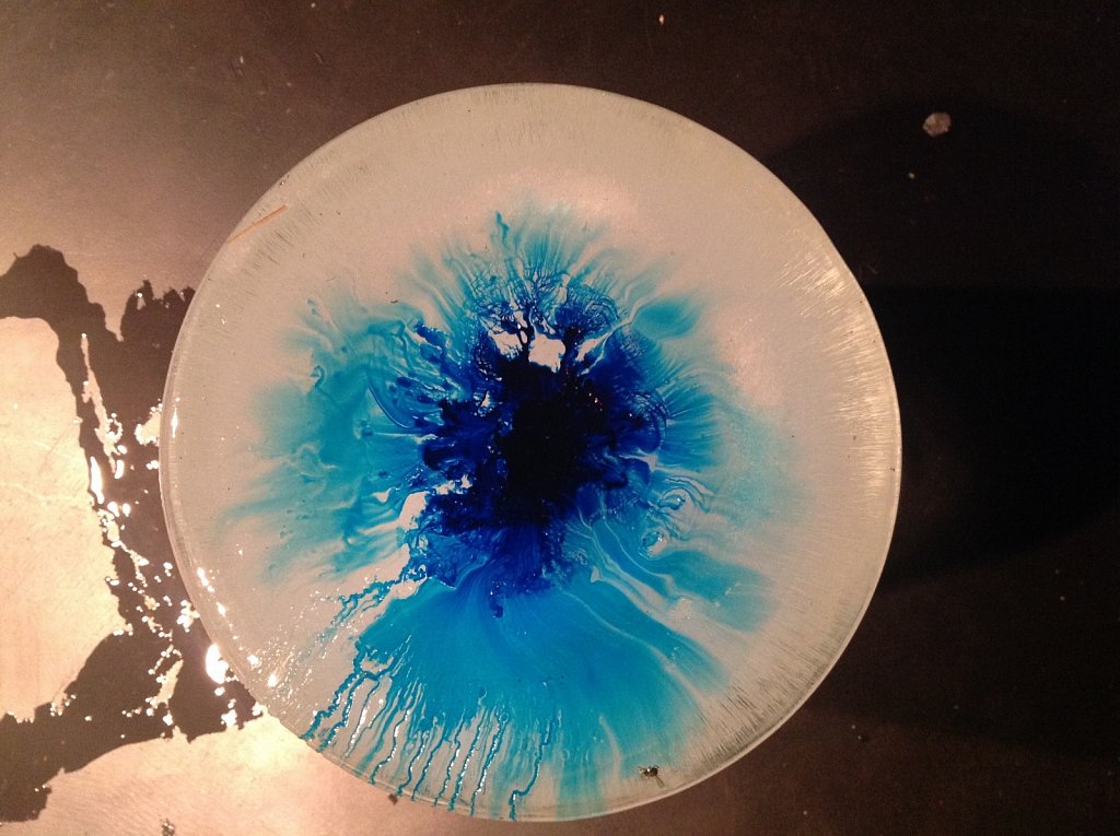 initial dye entry 